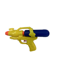 Pistola de Agua de Plástico Color Amarillo 25x13,5 cm para Jardín y Playa MARBUENO SUMMER 10370A