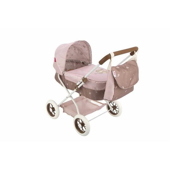 Muñecas Arias Cochecito Bear Plegable con Bolso para Muñecas hasta 56cm