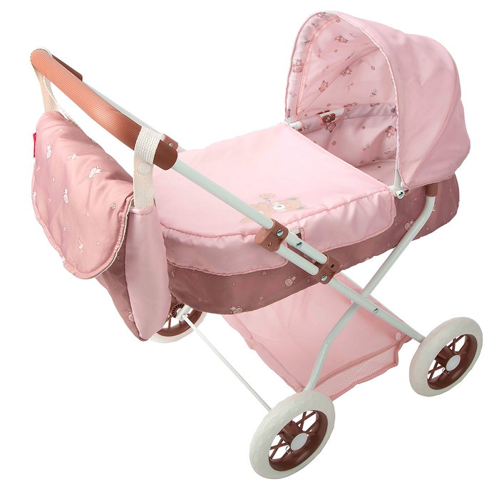 Muñecas Arias Cochecito Bear Plegable con Bolso para Muñecas hasta 56cm