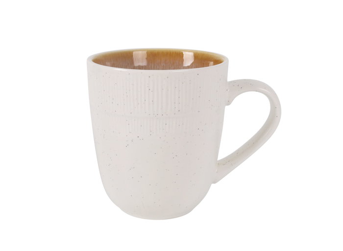 La Mediterranea Taza Calobra Crema 350cc (36 Unidades)