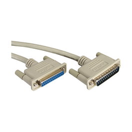 ROLINE Cable RS232 DB25-DB25 Macho/Macho Gris 9m