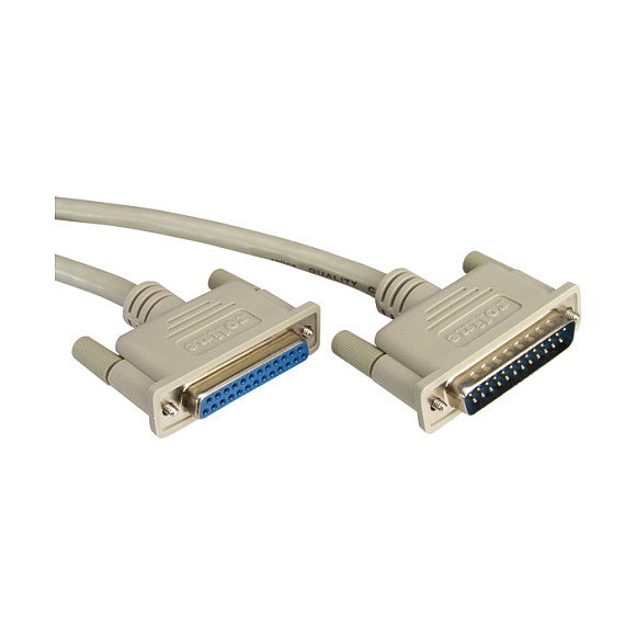 ROLINE Cable RS232 DB25-DB25 Macho a Hembra 9 m Gris ROLINE Cable RS232 DB25-DB25 Macho a Hembra 9 m Gris
