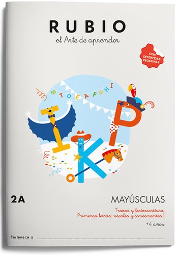 Rubio Cuaderno de Mayúsculas A4 2a