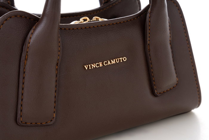 Vince Camuto Bolso Chocolate Brown Cuero de Polivinilo Marrón
