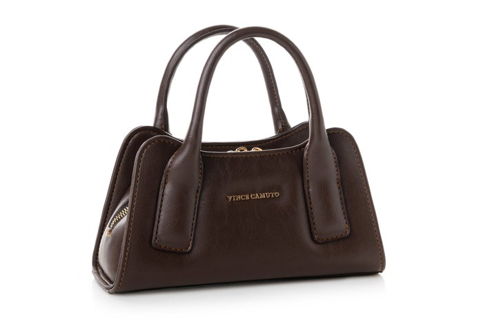 Vince Camuto Bolso Chocolate Brown Cuero de Polivinilo Marrón