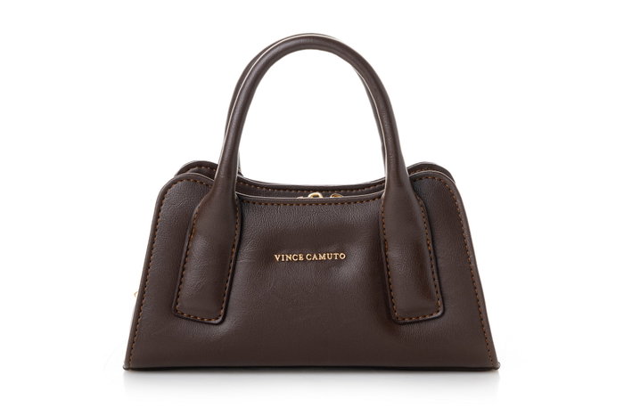 Vince Camuto Bolso Chocolate Brown Cuero de Polivinilo Marrón