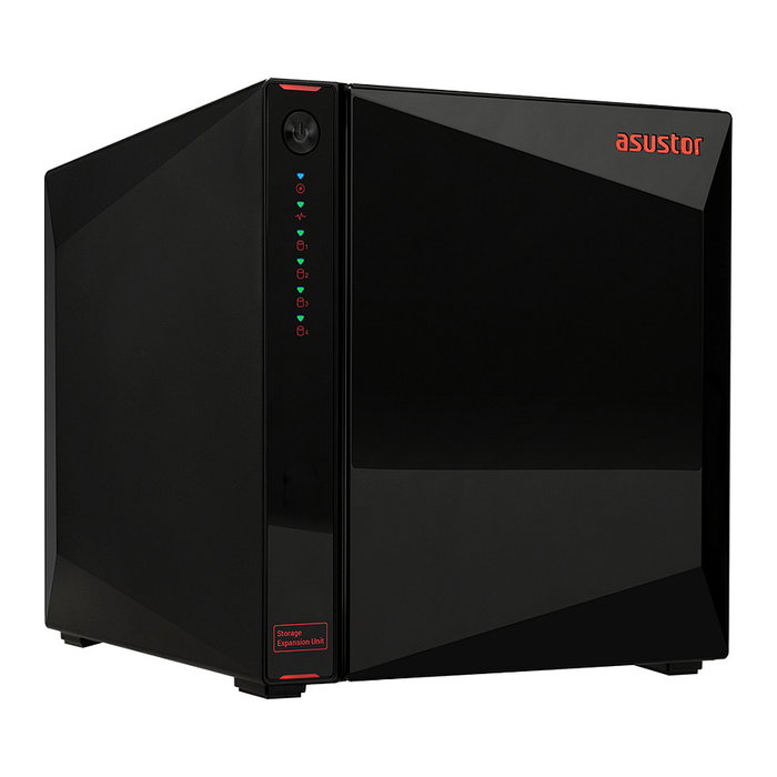 Asustor Xpanstor 4 AS5004U NAS Servidor de 4 Bahías para HDD y SSD hasta 88TB RAID Negro