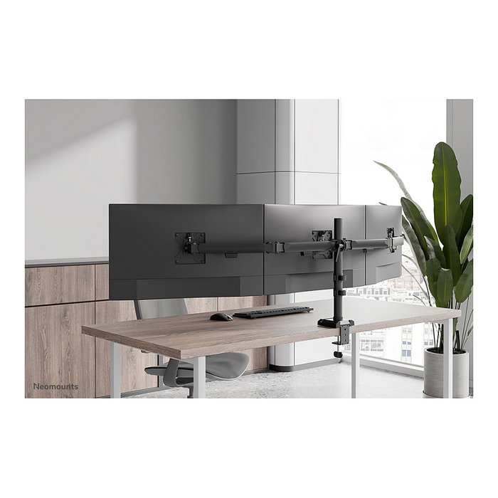 Neomounts DS60-600BL3 Brazo para Monitor 10-27" Quick-Fix Tope a 180°