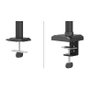 Neomounts DS60-600BL3 Brazo para Monitor 10-27" Quick-Fix Tope a 180°