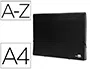 Liderpapel Carpeta Clasificador Fuelle Polipropileno Negro Opaco DIN A4 13 Departamentos