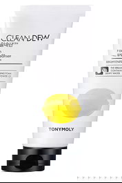 Clean Dew, Limón, Iluminación, Espuma limpiadora, 180 ml