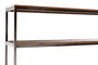 DKD Home Decor Estantería de Acacia y Metal Marrón 145x35x188