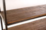DKD Home Decor Estantería de Acacia y Metal Marrón 145x35x188