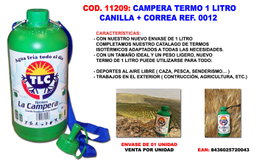 Termo 1 Litro con Canilla y Correa 0012