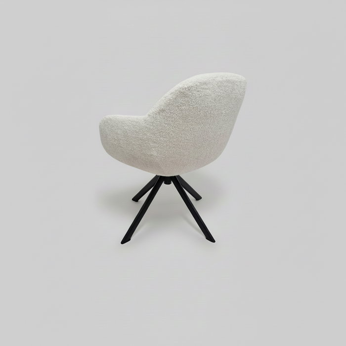 BORDECOR Silla Ain Blanco y Negro