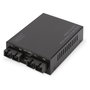 Digitus Convertidor de Medios Gigabit SC/SC, Multimodo y Monomodo, 1000 Mbit/s, 1000Base-SX, 1000BASE-SX, Gigabit Ethernet, Alcance hasta 20000 m