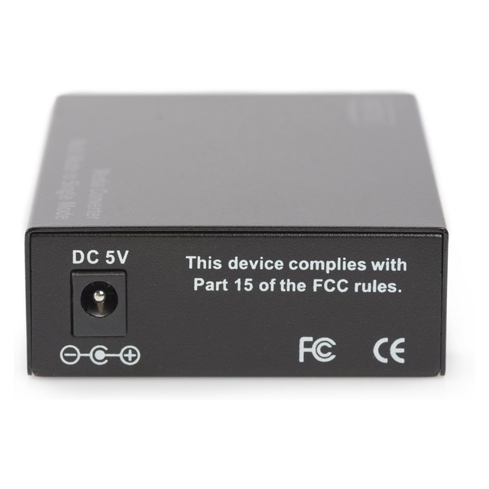Digitus Convertidor de Medios Gigabit SC/SC, Multimodo y Monomodo, 1000 Mbit/s, 1000Base-SX, 1000BASE-SX, Gigabit Ethernet, Alcance hasta 20000 m