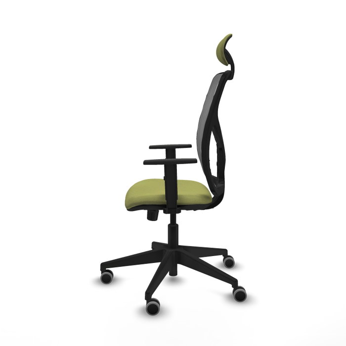 PIQUERAS Y CRESPO Silla de oficina Motilla con mecanismo Sincro, Verde oliva y Gris PIQUERAS Y CRESPO Silla de oficina Motilla con mecanismo Sincro, Verde oliva y Gris