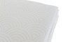 DKD Home Decor Colcha de Poliéster Blanca con Bordado de Arcos, 180x260x1 cm