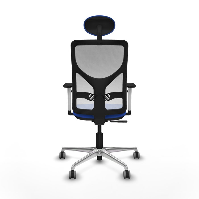 PIQUERAS Y CRESPO Silla de oficina Motilla con mecanismo Sincro, Azul y Blanco PIQUERAS Y CRESPO Silla de oficina Motilla con mecanismo Sincro, Azul y Blanco