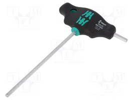 WERA Destornillador Allen serie 400 HEX 5mm punta larga 150mm