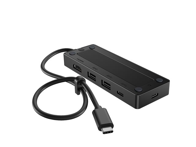 HP Hub G3 USB Tipo C, Duplicador de Puerto con Conectividad Ampliada, 2x USB 3.2 Gen 2, 1x USB-C, 1x HDMI HP Hub G3 USB Tipo C, Duplicador de Puerto con Conectividad Ampliada, 2x USB 3.2 Gen 2, 1x USB-C, 1x HDMI