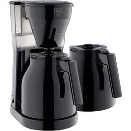 Melitta Easy Therm II Cafetera con Filtro 1L 1050 W con 2da Jarra - Negro