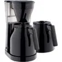 Melitta Easy Therm II Cafetera con Filtro 1L 1050 W con 2da Jarra - Negro
