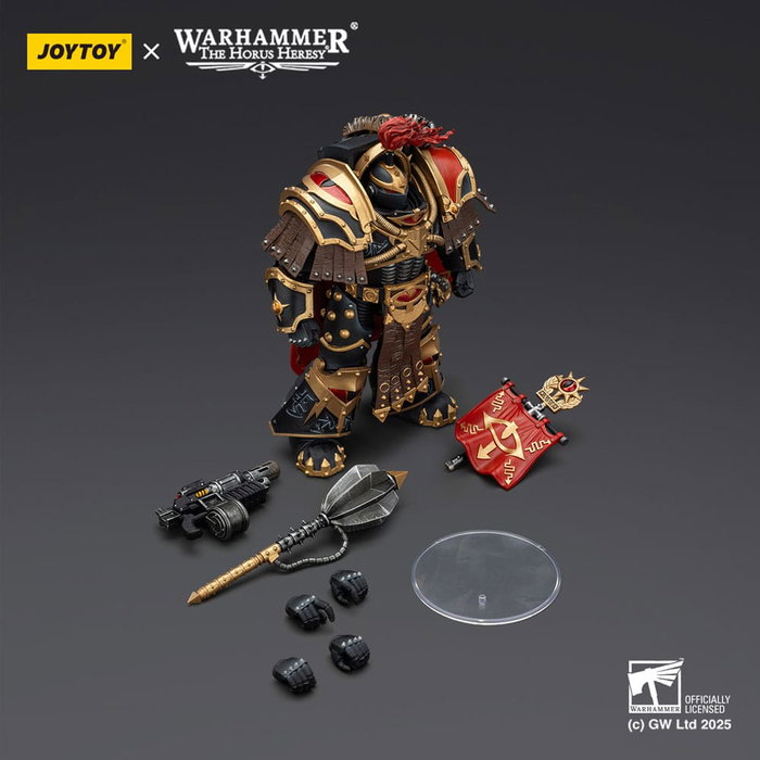 Warhammer 40,000: Sons of Horus Figura Legion Cataphractii Praetorwith Combi-Melta and Power Maul 14 cm