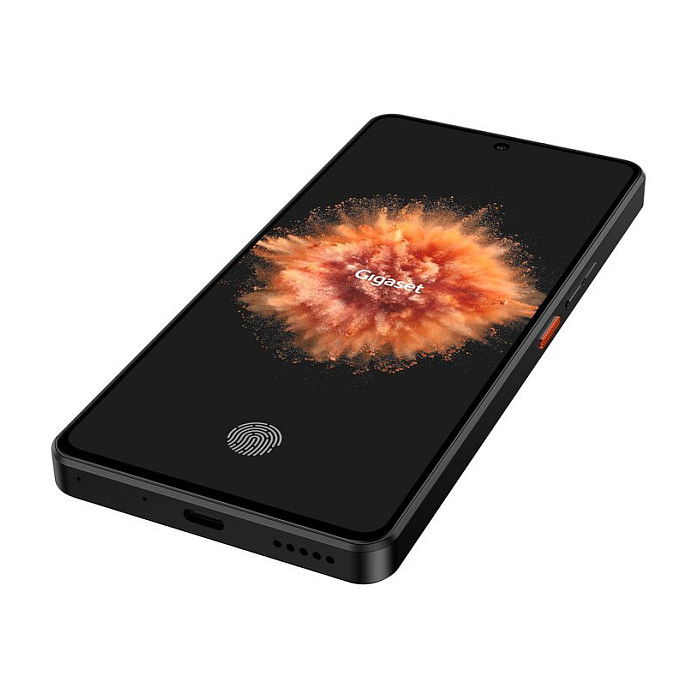 Gigaset GS6 Smartphone Android 15, 6.67" Pantalla OLED 120Hz, 8GB RAM 128GB, Triple Cámara 64MP, Batería 5300 mAh, 5G, Color Negro