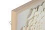 DKD Home Decor Cuadro de Cristal y Papel Mache con Diseño Floral 80x80 cm