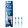 Braun Oral-B Kids Pro Pack 3 Cabezales Frozen Blanco Compatible con Cepillos Oral-B 3D/2D para Niños desde 3 Años