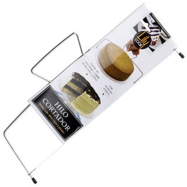 Lily Cook Hilo Cortador Pasteles Metal para Pasteles de hasta 30 cm de Diámetro