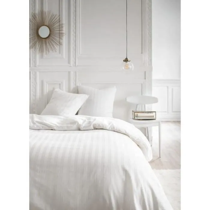 Today VEN3574643519511 - Colcha Prestige 220 x 240 cm para 2 personas, 100% satén de algodón, color tiza