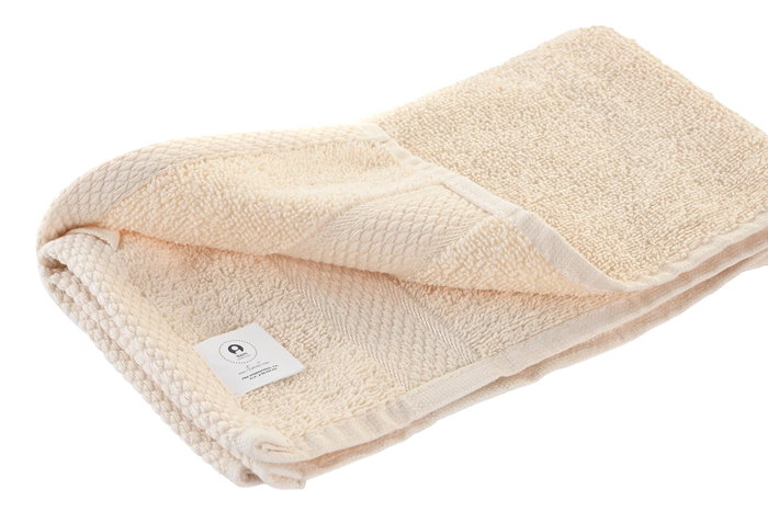 DKD Home Decor Toalla Crema 50 x 1 x 30 cm (6 Unidades) 600gsm