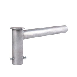 Cruceta 1 Brazo 0,5M Acero Galvanizado de 60 mm Ø