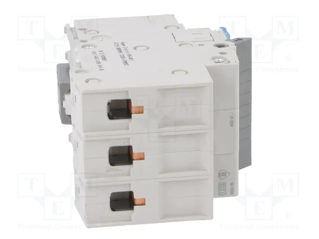HAGER MCN310E Interruptor magnetotérmico 3 polos 10A 6kA HAGER MCN310E Interruptor magnetotérmico 3 polos 10A 6kA
