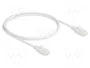 DeLOCK Cable de red Cat.6A U/UTP Slim RJ45 de 1 m, Blanco
