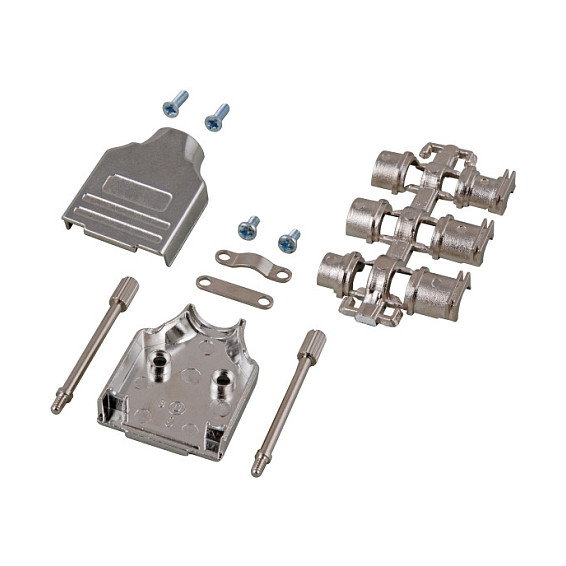 EFB Elektronik Conector Dsub 9-pin 29470.1 con cubierta de metal completo EFB Elektronik Conector Dsub 9-pin 29470.1 con cubierta de metal completo