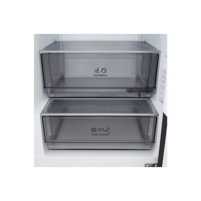 LG GBBS312BEV Frigorífico combi Negro