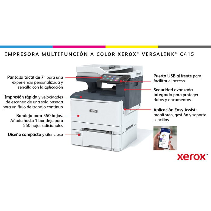 Xerox VersaLink C415V_DN Multifunción Láser Color A4
