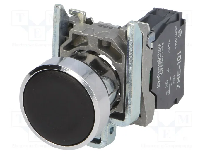 SCHNEIDER ELECTRIC Interruptor de presión Harmony XB4 22mm Negro SCHNEIDER ELECTRIC Interruptor de presión Harmony XB4 22mm Negro