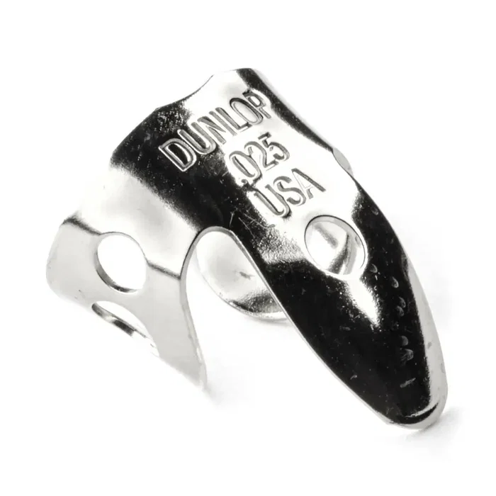 Dunlop Pack 20 Púas Dedo Nickel Silver Mini .025" (0,63 mm)