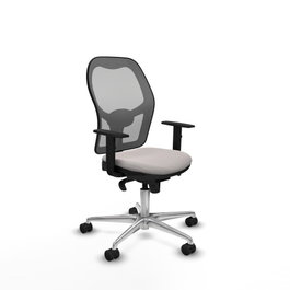 PIQUERAS Y CRESPO Silla de oficina Jorquera Blanco y Gris