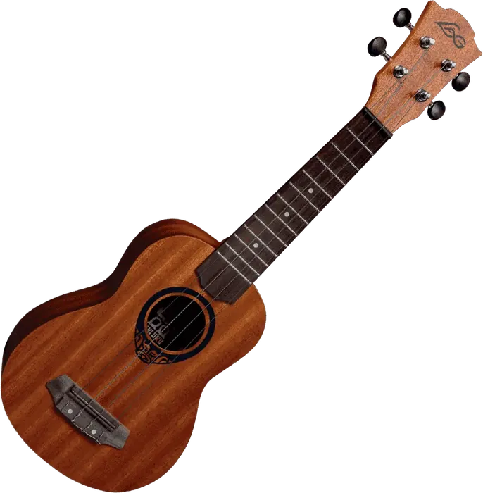 LAG Ukelele Lâg Tiki Uku Soprano Acabado Satinado Cuerpo Sapele Diapasón Palo de Rosa 12 Trastes Funda Incluida LAG Ukelele Lâg Tiki Uku Soprano Acabado Satinado Cuerpo Sapele Diapasón Palo de Rosa 12 Trastes Funda Incluida