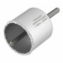 Wolfcraft Corona de perforación recubierta de carburo de tungsteno con adaptador, ø68 x 55 mm