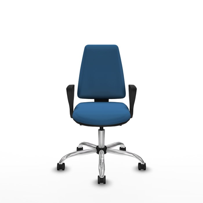 PIQUERAS Y CRESPO Silla de oficina Elche Azul claro con mecanismo Asincro