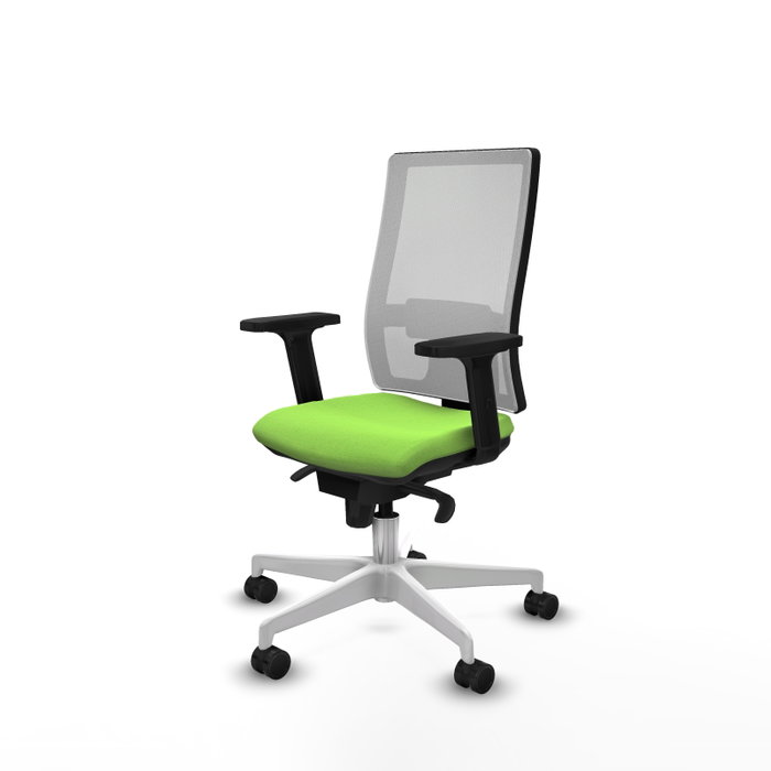 PIQUERAS Y CRESPO Silla de oficina Horna con Mecanismo Sincro Pistacho y Blanco PIQUERAS Y CRESPO Silla de oficina Horna con Mecanismo Sincro Pistacho y Blanco