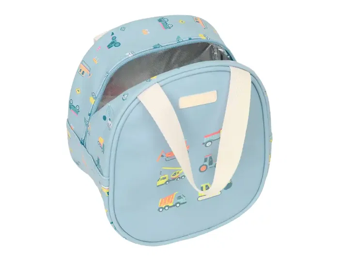 Portameriendas Térmico Safta Gruas Azul