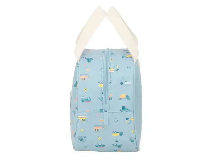 Portameriendas Térmico Safta Gruas Azul